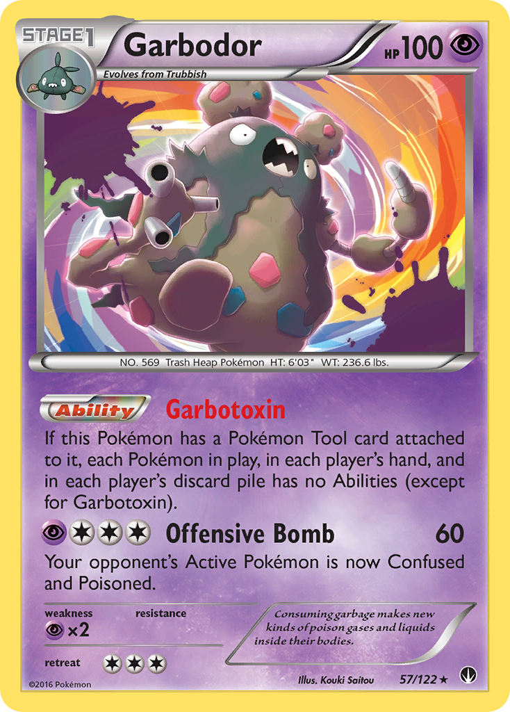 Garbodor (57/122) [XY: BREAKpoint] | Good Games Cannington