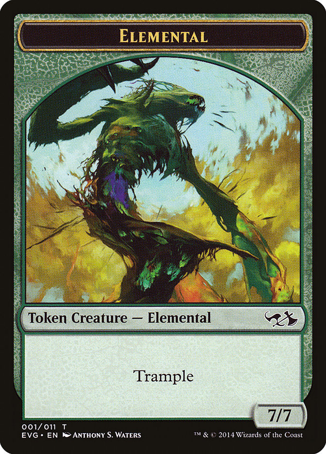Elemental Token (Elves vs. Goblins) [Duel Decks Anthology Tokens] | Good Games Cannington
