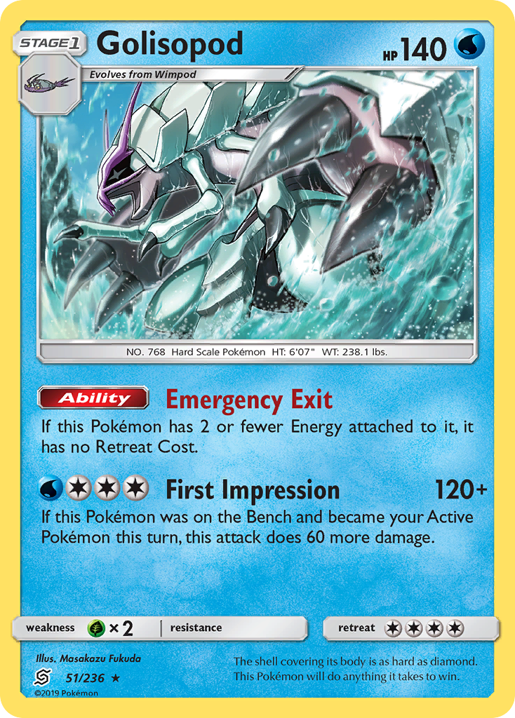 Golisopod (51/236) [Sun & Moon: Unified Minds] | Good Games Cannington