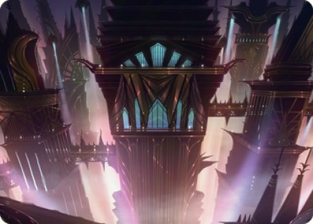Skybridge Towers Art Card [Streets of New Capenna Art Series] | Good Games Cannington