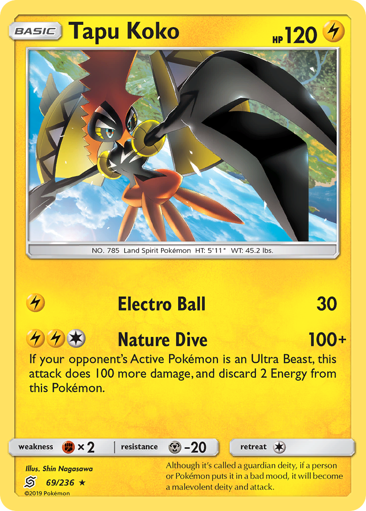 Tapu Koko (69/236) [Sun & Moon: Unified Minds] | Good Games Cannington