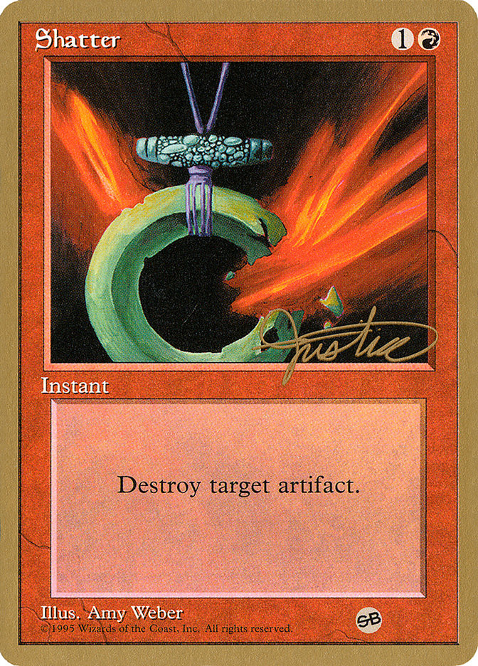 Shatter (Mark Justice) (SB) [Pro Tour Collector Set] | Good Games Cannington