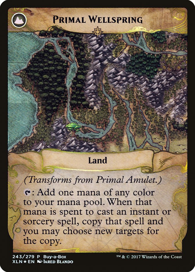 Primal Amulet // Primal Wellspring (Buy-A-Box) [Ixalan Treasure Chest] | Good Games Cannington