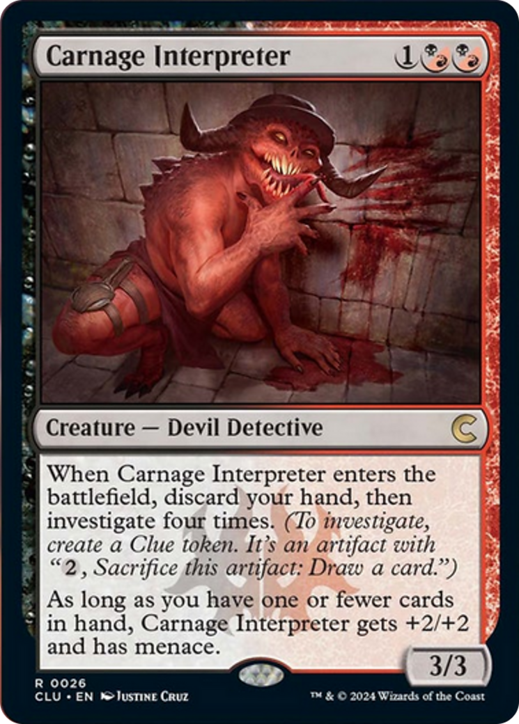 Carnage Interpreter [Ravnica: Clue Edition] | Good Games Cannington