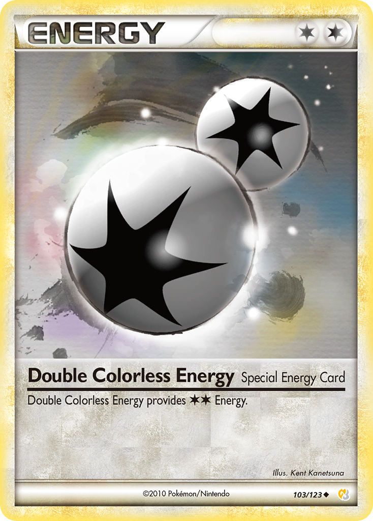 Double Colorless Energy (103/123) [HeartGold & SoulSilver: Base Set] | Good Games Cannington