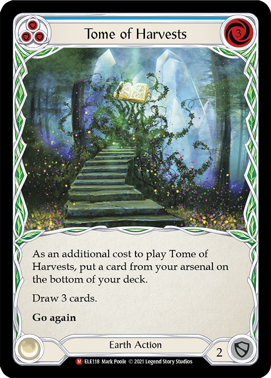 Tome of Harvests [ELE118] (Tales of Aria)  1st Edition Rainbow Foil | Good Games Cannington