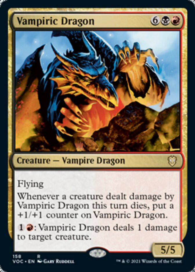 Vampiric Dragon [Innistrad: Crimson Vow Commander] | Good Games Cannington