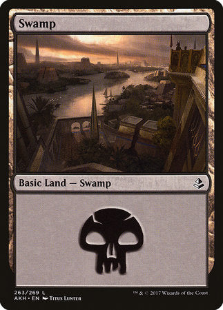 Swamp (263) [Amonkhet] | Good Games Cannington