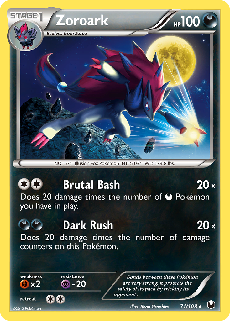 Zoroark (71/108) [Black & White: Dark Explorers] | Good Games Cannington