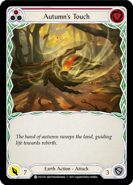 Autumn's Touch (Red) [ELE128] (Tales of Aria)  1st Edition Normal | Good Games Cannington