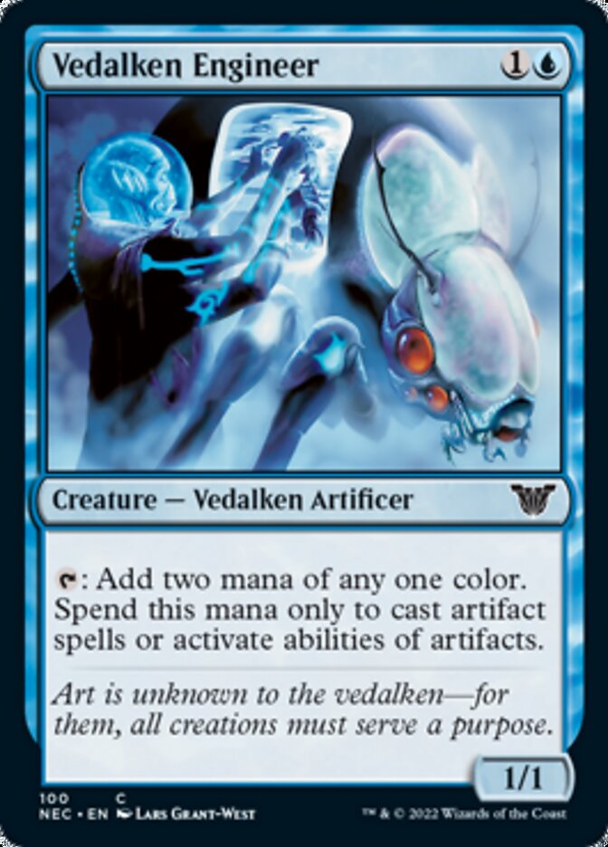 Vedalken Engineer [Kamigawa: Neon Dynasty Commander] | Good Games Cannington