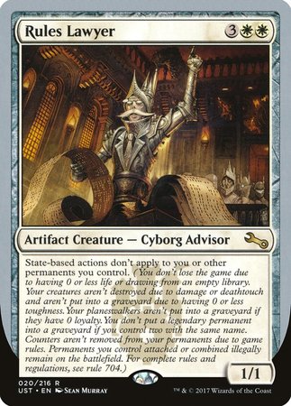 Rules Lawyer [Unstable] | Good Games Cannington