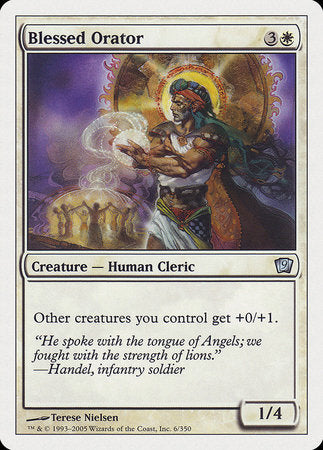 Blessed Orator [Ninth Edition] | Good Games Cannington