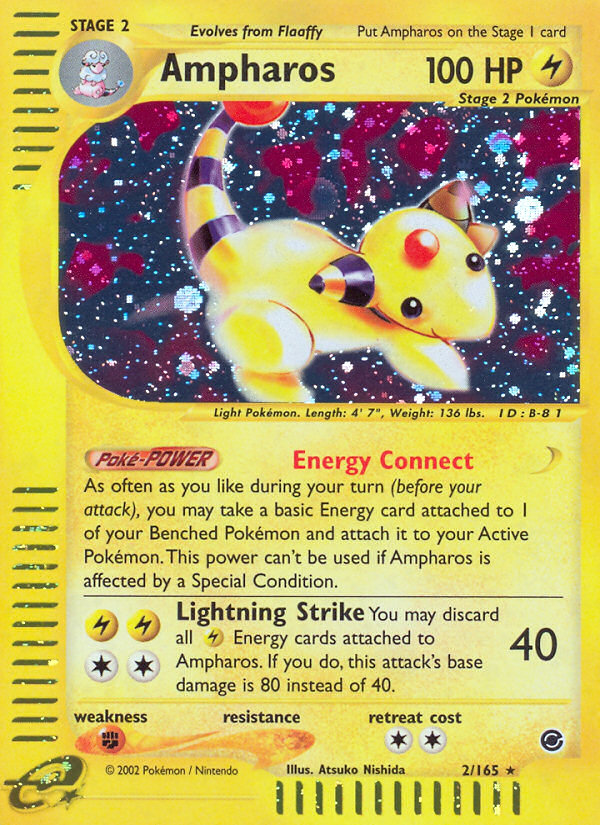 Ampharos (2/165) [Expedition: Base Set] | Good Games Cannington
