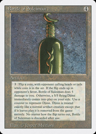 Bottle of Suleiman [Revised Edition] | Good Games Cannington