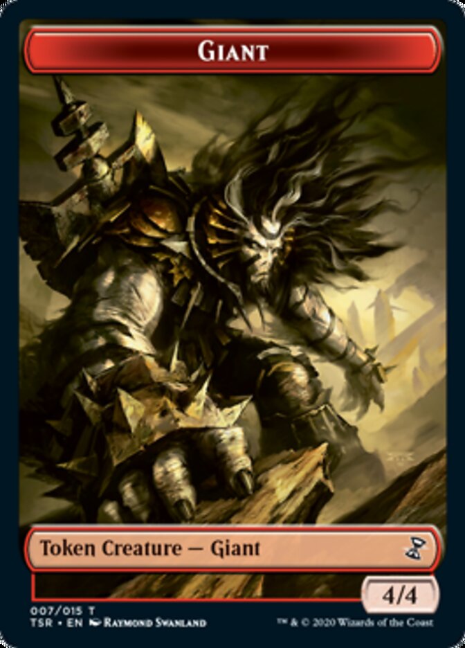 Giant Token [Time Spiral Remastered Tokens] | Good Games Cannington