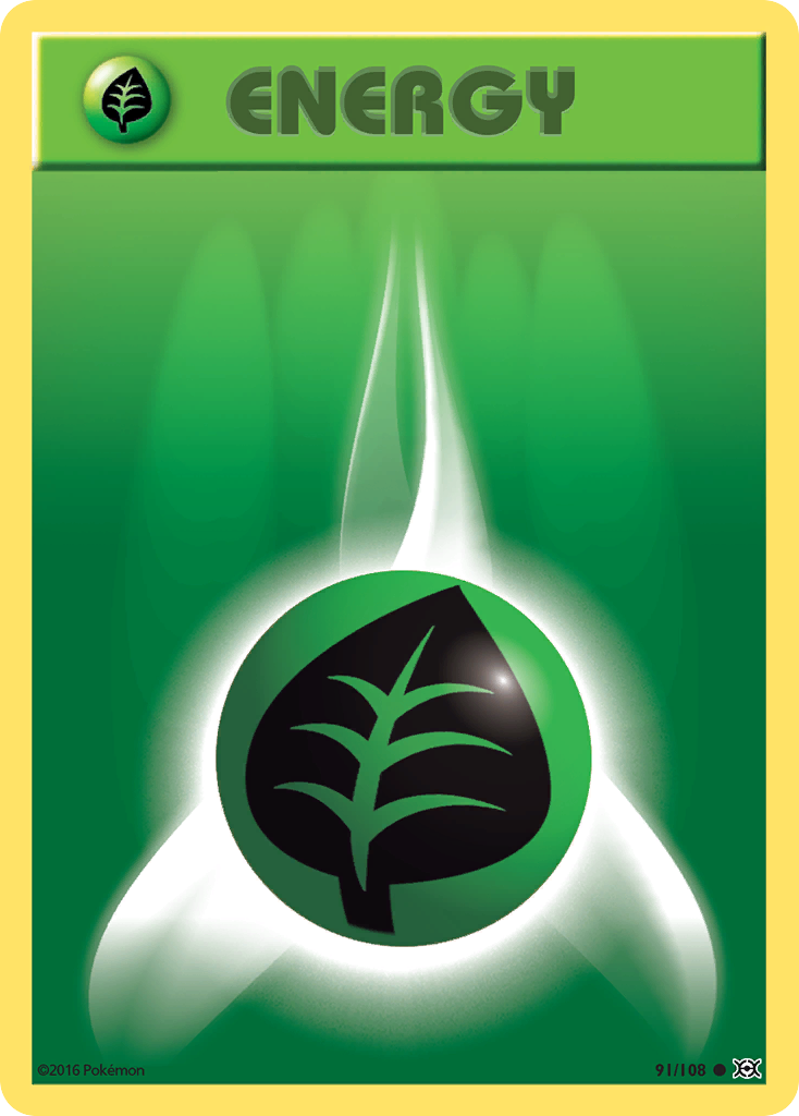 Grass Energy (91/108) [XY: Evolutions] | Good Games Cannington