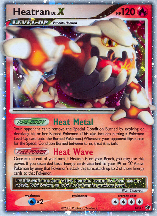 Heatran LV.X (DP31) [Diamond & Pearl: Black Star Promos] | Good Games Cannington