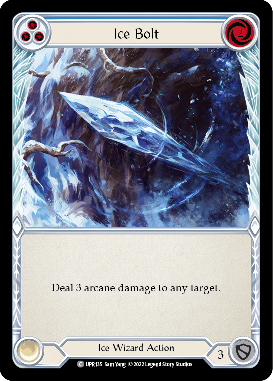 Ice Bolt (Blue) [UPR135] (Uprising)  Rainbow Foil | Good Games Cannington