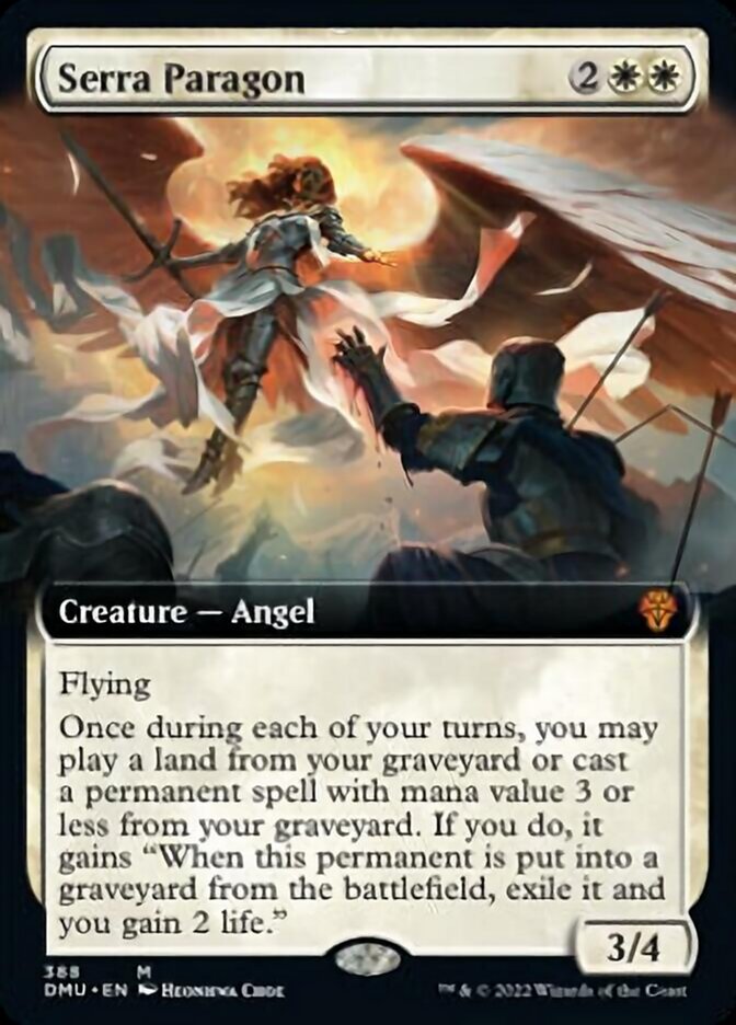 Serra Paragon (Extended Art) [Dominaria United] | Good Games Cannington