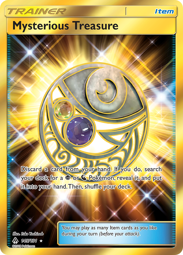 Mysterious Treasure (145/131) [Sun & Moon: Forbidden Light] | Good Games Cannington
