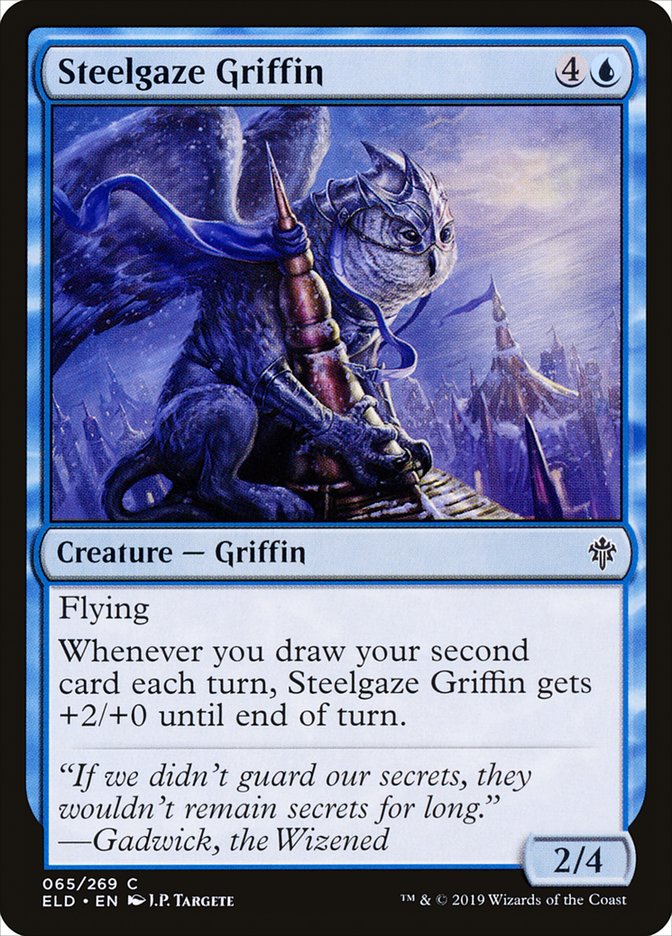 Steelgaze Griffin [Throne of Eldraine] | Good Games Cannington