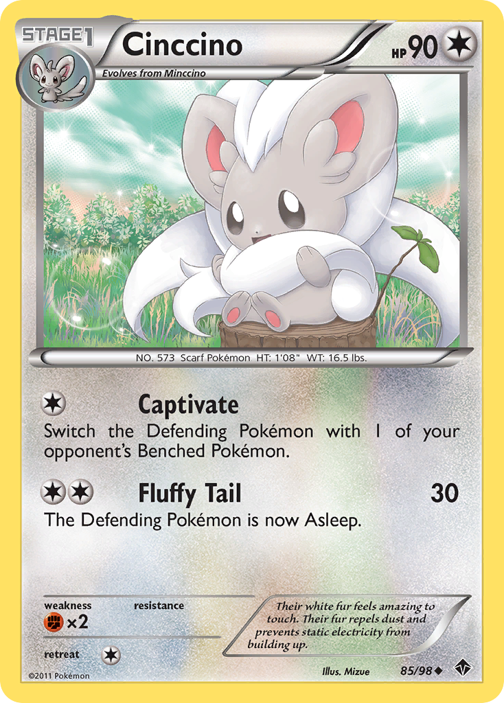 Cinccino (85/98) [Black & White: Emerging Powers] | Good Games Cannington