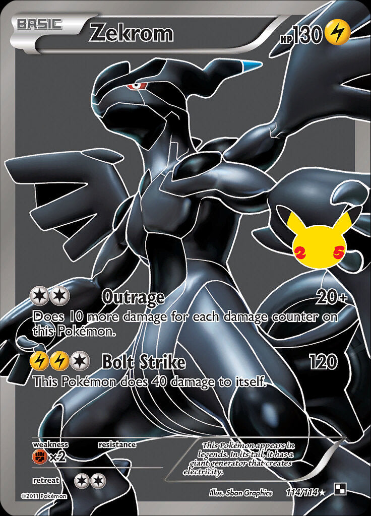 Zekrom (114/114) [Celebrations: 25th Anniversary - Classic Collection] | Good Games Cannington
