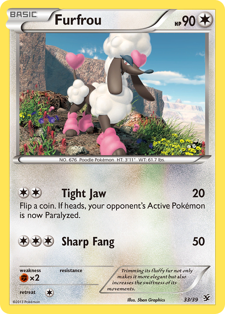 Furfrou (33/39) [XY: Kalos Starter Set] | Good Games Cannington