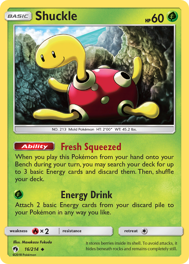 Shuckle (16/214) [Sun & Moon: Lost Thunder] | Good Games Cannington