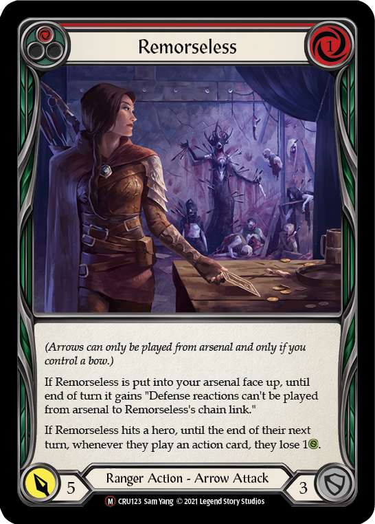 Remorseless [U-CRU123-RF] Unlimited Rainbow Foil | Good Games Cannington
