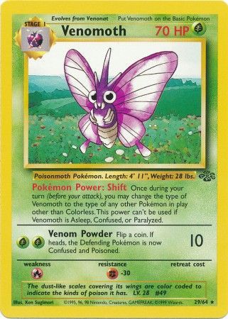 Venomoth (29/64) [Jungle Unlimited] | Good Games Cannington