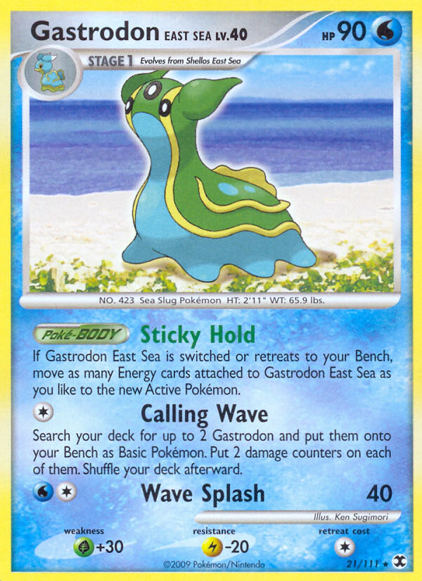 Gastrodon East Sea (21/111) [Platinum: Rising Rivals] | Good Games Cannington