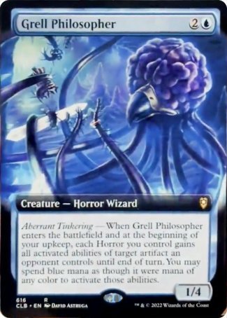 Grell Philosopher (Extended Art) [Commander Legends: Battle for Baldur's Gate] | Good Games Cannington
