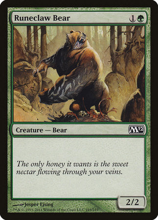 Runeclaw Bear [Magic 2012] | Good Games Cannington
