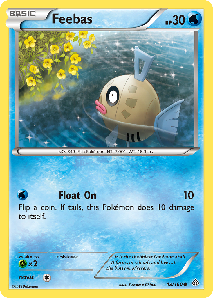 Feebas (43/160) [XY: Primal Clash] | Good Games Cannington