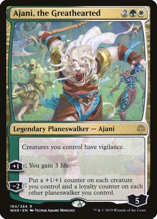 Ajani, the Greathearted [War of the Spark] | Good Games Cannington