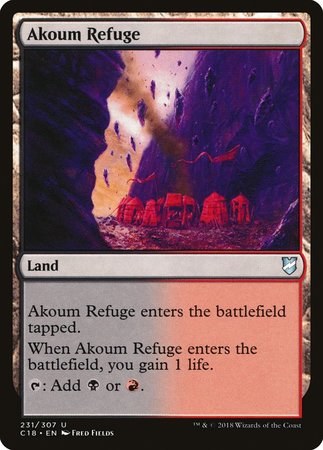 Akoum Refuge [Commander 2018] | Good Games Cannington