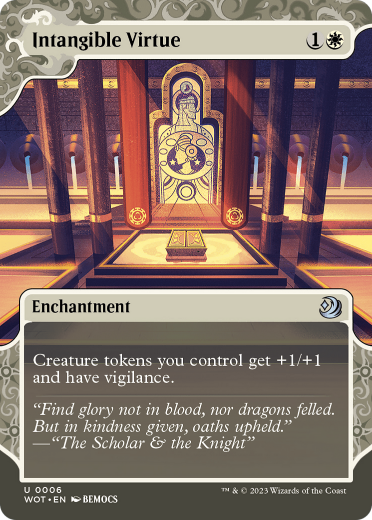 Intangible Virtue [Wilds of Eldraine: Enchanting Tales] | Good Games Cannington