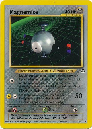 Magnemite (26/75) [Neo Discovery Unlimited] | Good Games Cannington