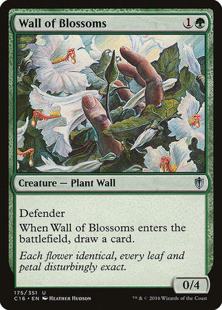 Wall of Blossoms [Commander 2016] | Good Games Cannington