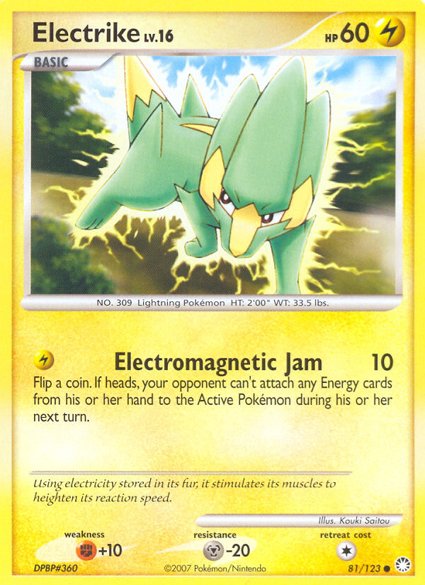 Electrike (81/123) [Diamond & Pearl: Mysterious Treasures] | Good Games Cannington