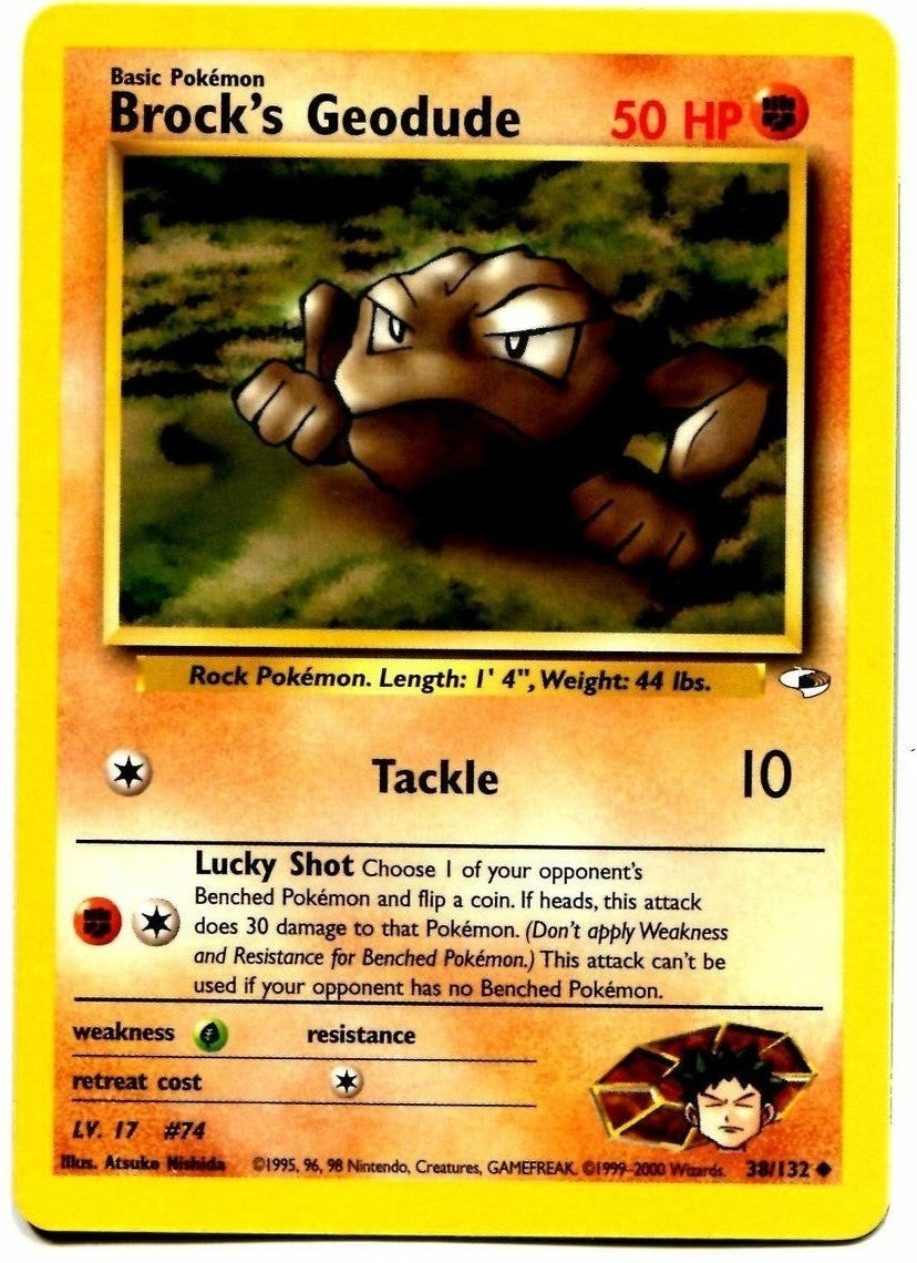 Brock's Geodude (38/132) [Gym Heroes Unlimited] | Good Games Cannington