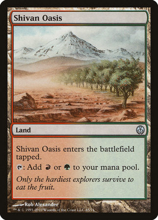 Shivan Oasis [Duel Decks: Phyrexia vs. the Coalition] | Good Games Cannington