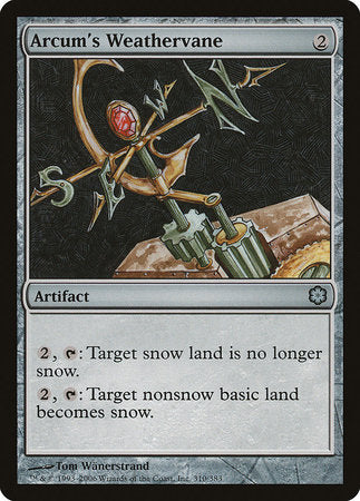Arcum's Weathervane [Coldsnap Theme Decks] | Good Games Cannington