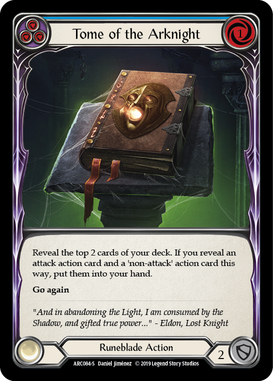 Tome of the Arknight [ARC084-S] 1st Edition Rainbow Foil | Good Games Cannington