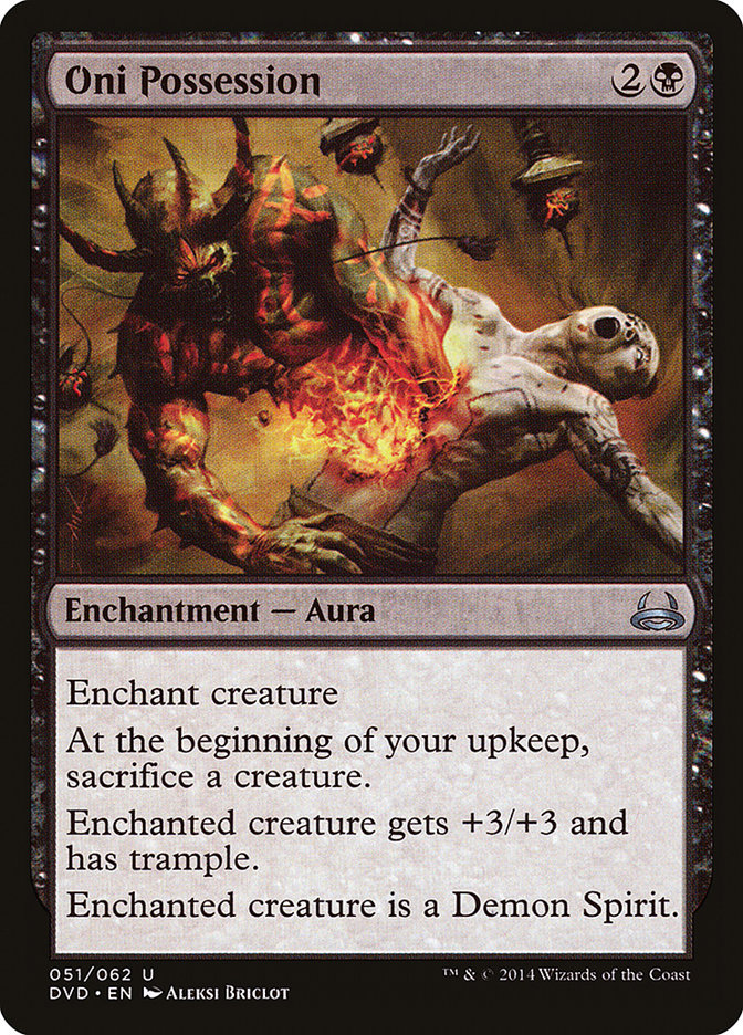 Oni Possession (Divine vs. Demonic) [Duel Decks Anthology] | Good Games Cannington