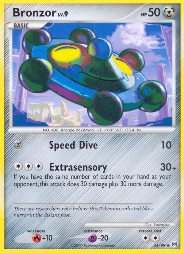 Bronzor (34/99) [Platinum: Arceus] | Good Games Cannington