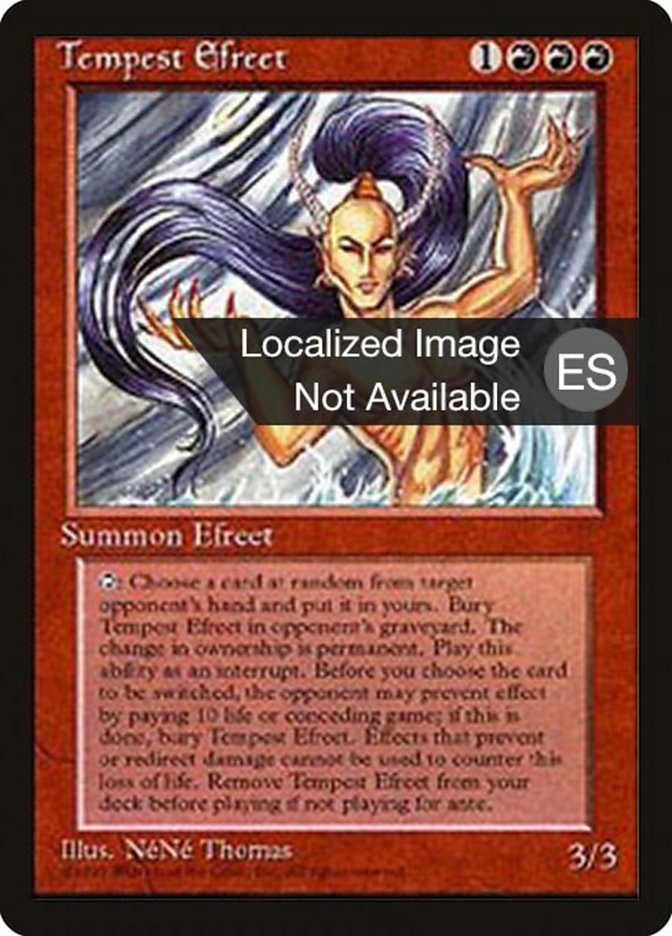 Tempest Efreet [Fourth Edition (Foreign Black Border)] | Good Games Cannington