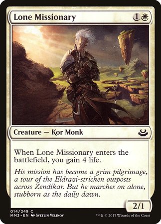 Lone Missionary [Modern Masters 2017] | Good Games Cannington